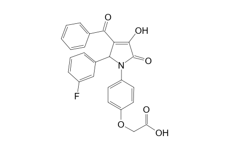 acetic acid, [4-[3-benzoyl-2-(3-fluorophenyl)-2,5-dihydro-4-hydroxy-5-oxo-1H-pyrrol-1-yl]phenoxy]-