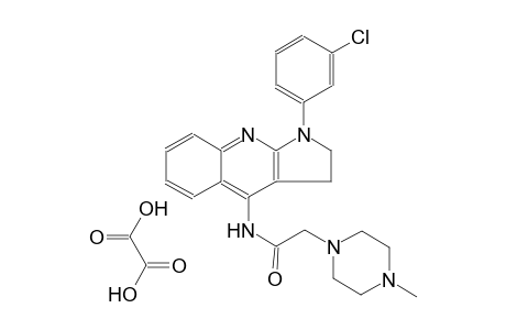 N-(1-(3-chlorophenyl)-2,3-dihydro-1H-pyrrolo[2,3-b]quinolin-4-yl)-2-(4-methylpiperazin-1-yl)acetamide oxalate