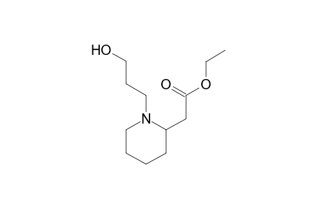 Ethyl [1-(3-hydroxypropyl)-2-piperidinyl]acetate