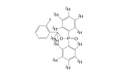 o-(Ortho-iodobenzyl-D(2))-di-(phenyl-D(5))-phosphinate