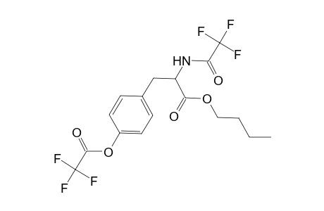L-Tyrosine, N-(trifluoroacetyl)-, butyl ester, trifluoroacetate (ester)