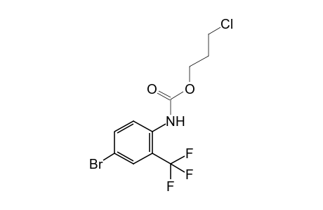 4-bromo-2-(trifluoromethyl)carbanilic acid, 3-chloropropyl ester