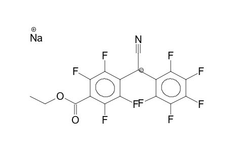 PENTAFLUOROPHENYL(4-ETHOXYCARBONYLTETRAFLUOROPHENYL)ACETONITRILE,SODIUM SALT