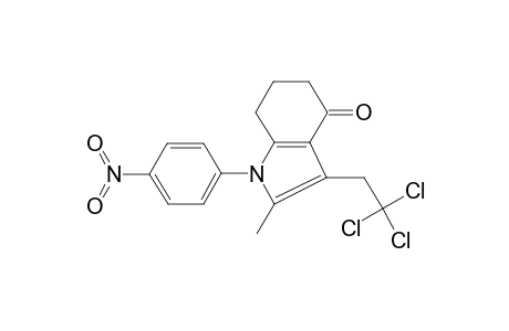 2-Methyl-1-(4-nitrophenyl)-3-(2,2,2-trichloroethyl)-1,5,6,7-tetrahydro-4H-indol-4-one
