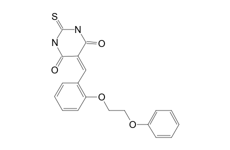 Pyrimidine-4,6-dione, hexahydro-5-[2-(2-phenoxyethoxy)benzylidene]-2-thioxo-