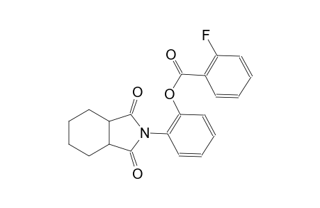 benzoic acid, 2-fluoro-, 2-(octahydro-1,3-dioxo-2H-isoindol-2-yl)phenyl ester