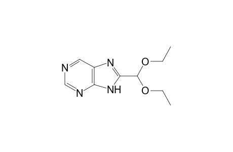 9H-purine-8-carboxaldehyde, diethyl acetal