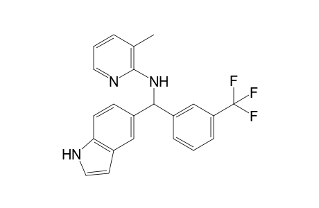 N-[(1H-Indol-5-yl){3-(trifluoromethyl)phenyl}methyl]-3-methylpyridin-2-amine