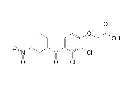 [2,3-Dichloro-4-(2'-ethyl-4'-nitrobutyryl)phenoxy]-acetic acid