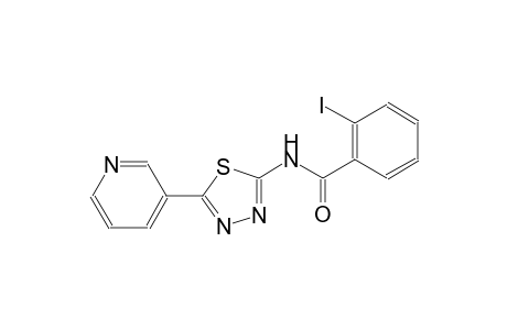 2-iodo-N-[5-(3-pyridinyl)-1,3,4-thiadiazol-2-yl]benzamide