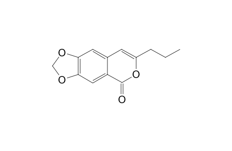 XYRIDIN-A;3-N-PROPYL-6,7-(METHYLENEDIOXY)-ISOCOUMARIN
