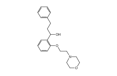 o-(2-morpholinoethoxy)-alpha-phenethylbenzyl alcohol