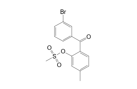 2-(3-Bromobenzoyl)-5-methylphenyl methane sulfonate