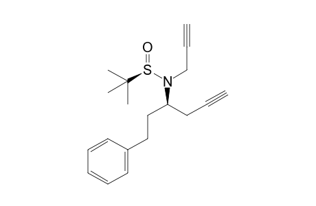 (3R,RS)-N-(tert-Butanesulfinyl)-N-(2-propyl)-1-phenylhex-5-yn-3-amine