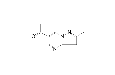 2,7-dimethylpyrazolo[1,5-a]pyrimidin-6-yl methyl ketone