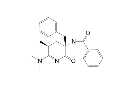 N-[Trans-3-benzyl-2,3,4,5,-tetrahydro-5-methyl-2-oxopyridin-3-yl]benzamide