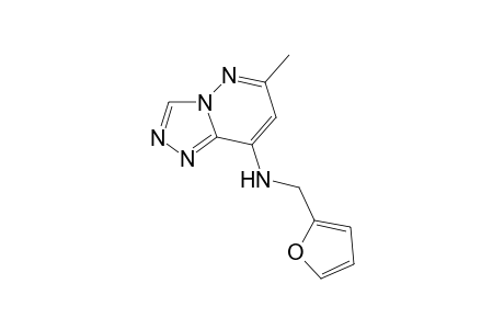 [1,2,4]Triazolo[4,3-b]pyridazin-8-amine, N-(2-furanylmethyl)-6-methyl-