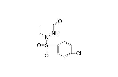 1-[(p-chlorophenyl)sulfonyl]-3-pyrazolidinone