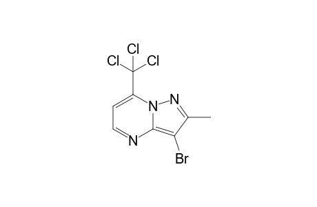 3-BROMO-7-TRICHLOROMETHYL-2-METHYLPYRAZOLO-[1,5-A]-PYRIMIDINE