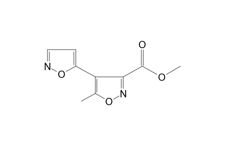 4-(5-isoxazolyl)-5-methyl-3-isoxazolecarboxylic acid, methyl ester