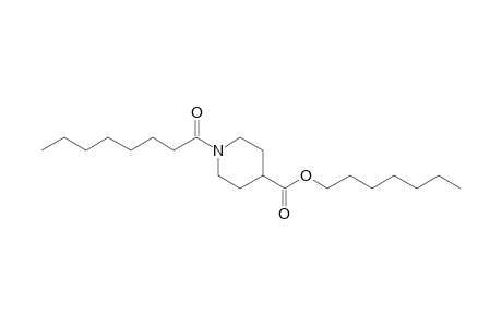 Isonipecotic acid, N-(octanoyl)-, heptyl ester