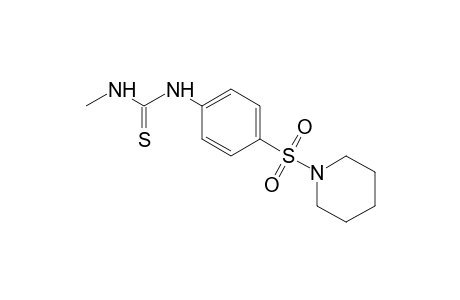 1-Methyl-3-[p-piperidinosulfonyl)phenyl]-2-thiourea