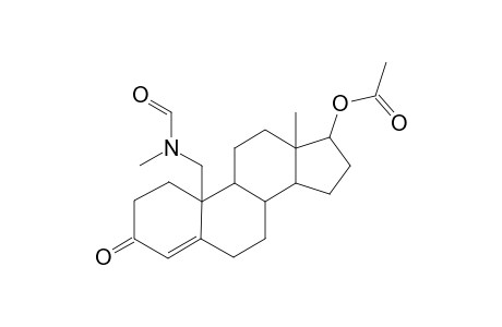 19-[N-Formylmethylamino]-3-oxoandrost-4-en-17-yl acetate