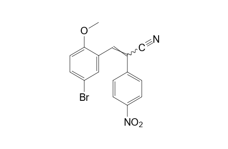 3-(5-bromo-2-methoxyphenyl)-2-(p-nitrophenyl)acrylonitrile