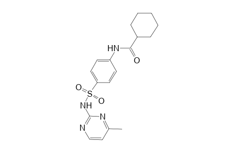 N-(4-{[(4-methyl-2-pyrimidinyl)amino]sulfonyl}phenyl)cyclohexanecarboxamide