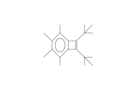 7,8-Di-tert-butyl-2,3,4,5-tetramethyl-bicyclo(4.2.0)octa-1,3,5,7-tetraene