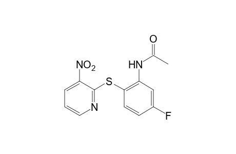 5'-Fluoro-2'-[(3-nitro-2-pyridyl)thio]acetanilide