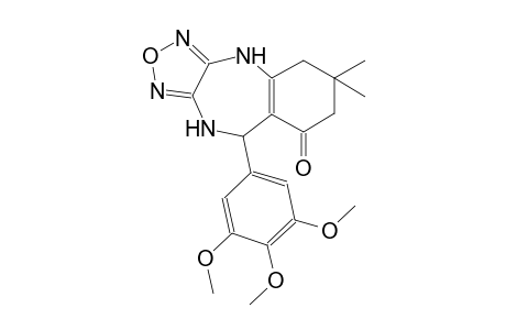 4H-[1,2,5]oxadiazolo[3,4-b][1,4]benzodiazepin-8(5H)-one, 6,7,9,10-tetrahydro-6,6-dimethyl-9-(3,4,5-trimethoxyphenyl)-