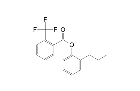 2-Trifluoromethylbenzoic acid, 2-propylphenyl ester