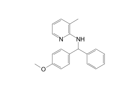 N-[(4-Methoxyphenyl)(phenyl)methyl]-3-methylpyridin-2-amine