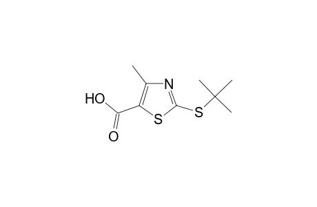 2-(tert-Butylsulfanyl)-4-methyl-1,3-thiazole-5-carboxylic acid