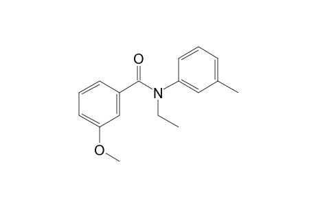 Benzamide, N-ethyl-N-(3-methylphenyl)-3-methoxy-