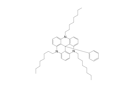 12c-Phenyl-4,8,12-tri-n-octyl-4,8,12-triazatriangulene