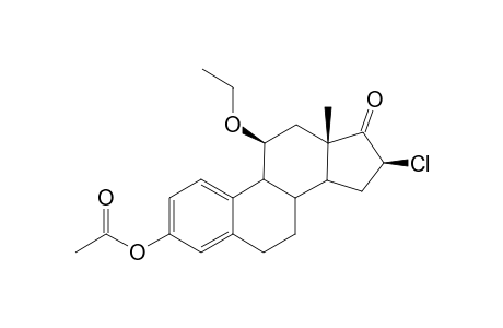 16.alpha./.beta.-Chloro-3-acetoxy-11-.beta.-ethoxyestra-1,3,5(10)-triene-17-one