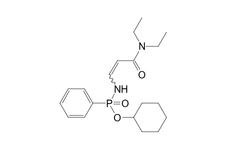 (E,Z)-P-Cyclohexyloxy-P-phenyl-N-(N,N-diethylacrylamide)phosphonamide