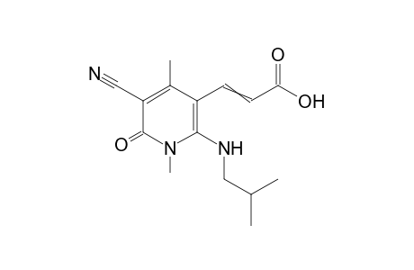 3-(6-iso-Butylamino-3-cyano-1,4-dimethyl-2-oxo-1(2H)-pyridine-5-yl)-acrylic acid