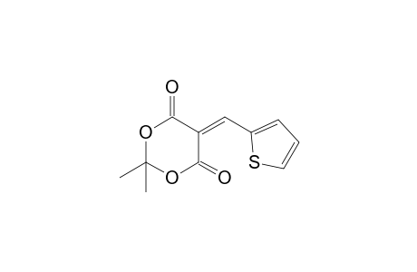 (2-thenylidene)malonic acid, cyclic isopropylidene ester