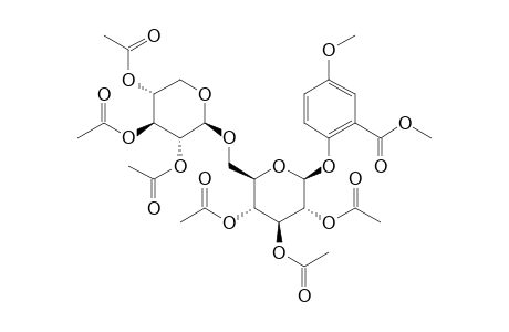 Primulaverin, hexaacetate