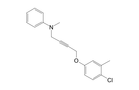 N-{4-[(4-chloro-m-tolyl)oxy]-2-butynyl}-N-methylaniline