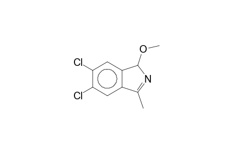 1H-ISOINDOLE, 5,6-DICHLORO-3-METHOXY-1-METHYL-