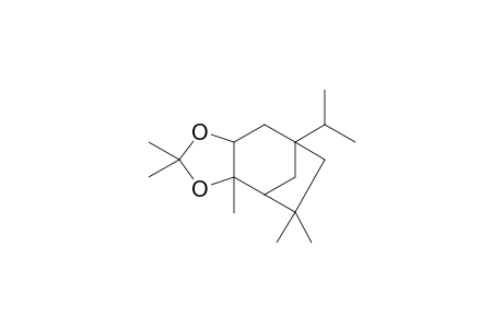 8-isopropyl-2,4,4,10,10-pentamethyl-3,5-dioxa-tricyclo[6.2.1.02.6]undecane