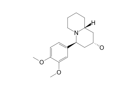 (2S,4S,9aR)-4-(3,4-dimethoxyphenyl)-2,3,4,6,7,8,9,9a-octahydro-1H-quinolizin-2-ol