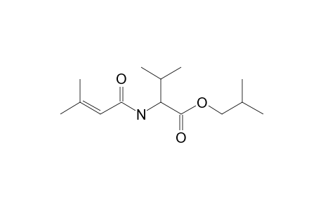 L-Valine, N-(3-methylbut-2-enoyl)-, isobutyl ester