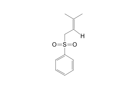 3-Methylbut-2-enyl-phenyl-sulfone