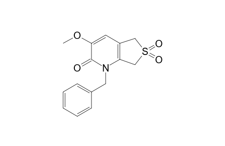 1-Benzyl-3-methoxy-6,6-dioxo-5,7-dihydrothieno[3,4-b]pyridin-2-one