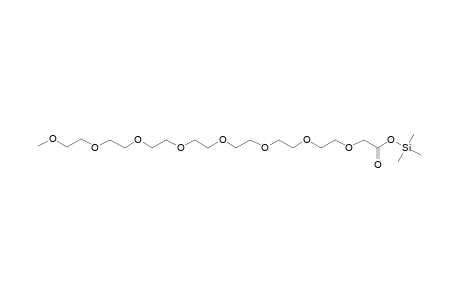 3,6,9,12,15,18,21,24-Octaoxapentacosanoic acid, tms derivative